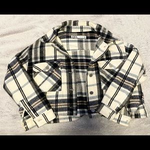 I am selling this plaid sweater with many colors from ZARA.